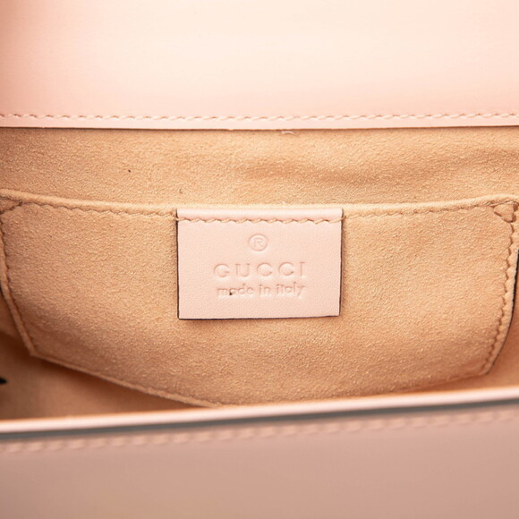 GUCCI Authentic Pink Leather Shoulder Bag - Picture 5 of 6